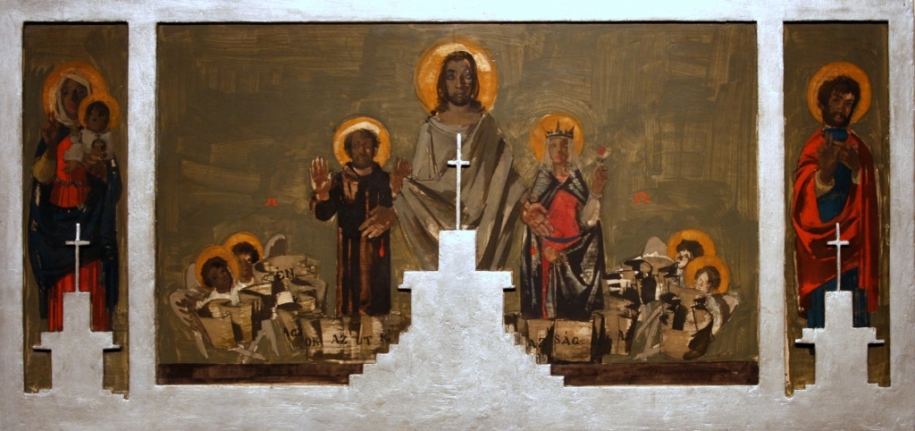 Aba-Novák Vilmos (1894-1941) Fresco study for the Sikonda Chapel II., 1937-1938