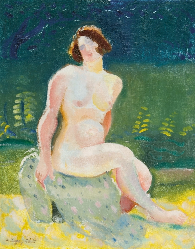 Márffy Ödön (1878-1959) Nude afield