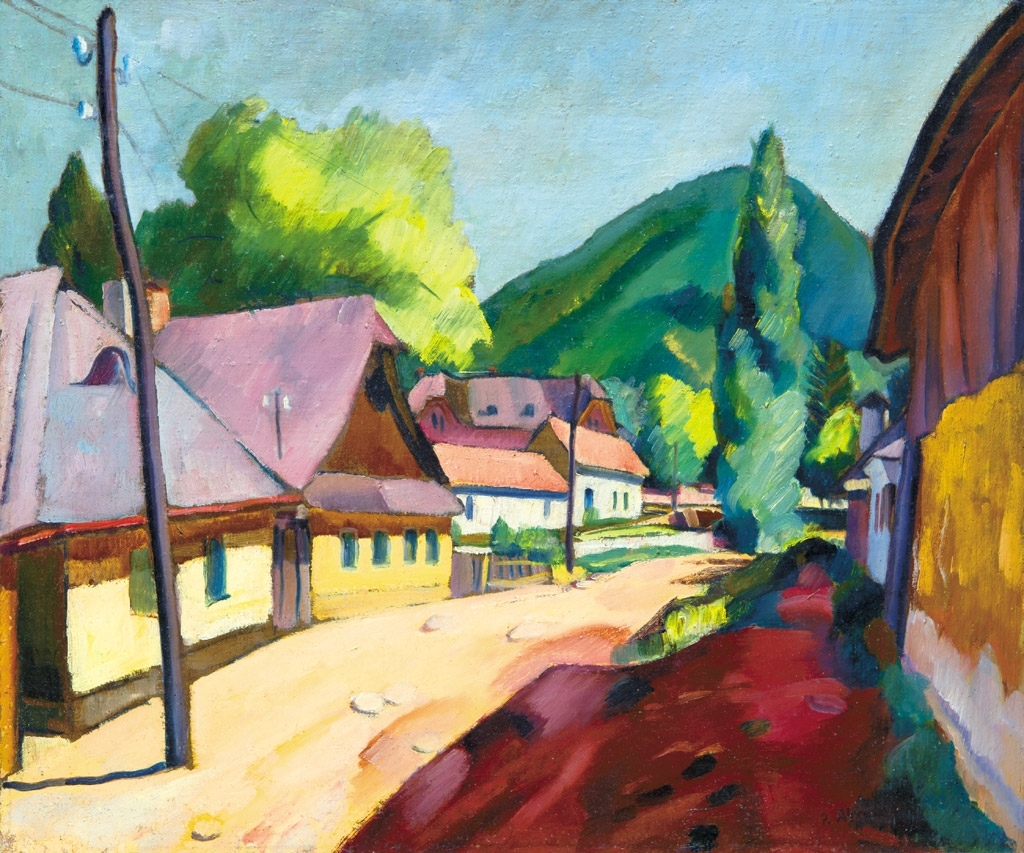 Abrudan, Petre (1907-1979) View of Baia Sprie, 1936