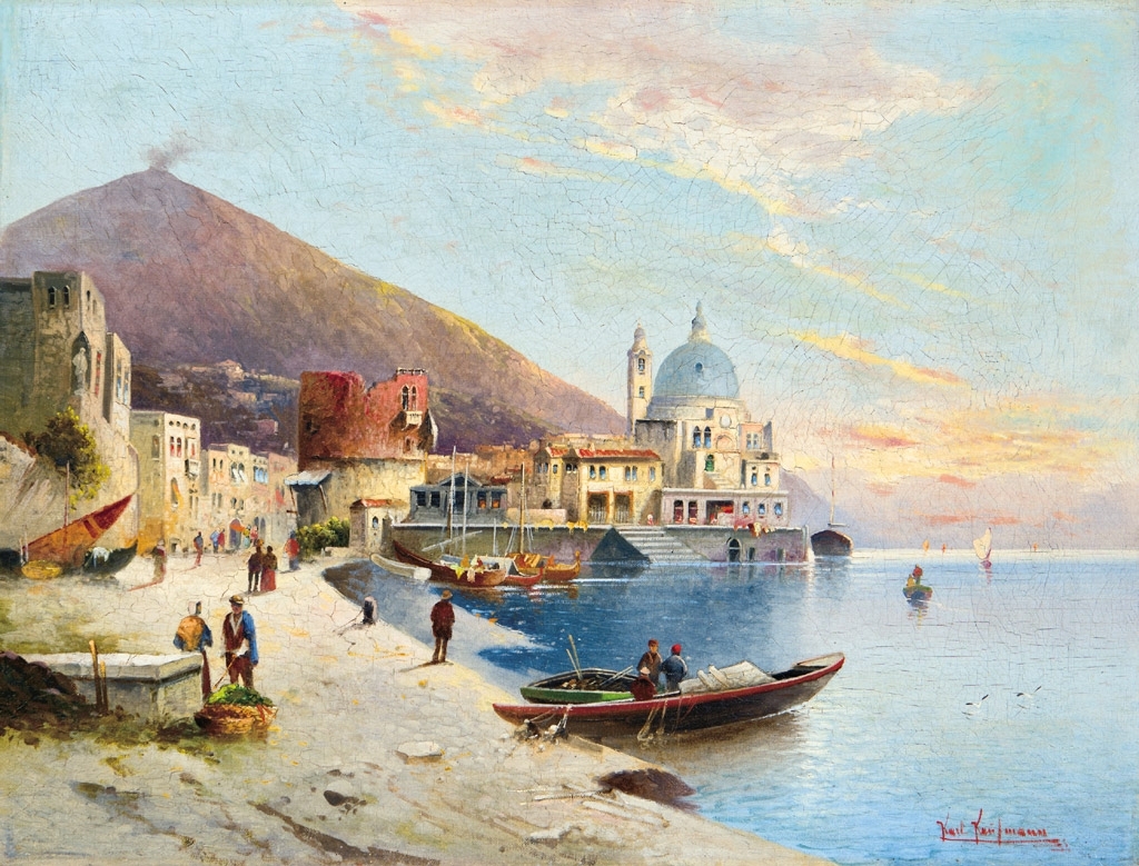 Kaufmann, Karl (1843-1901) On the beach