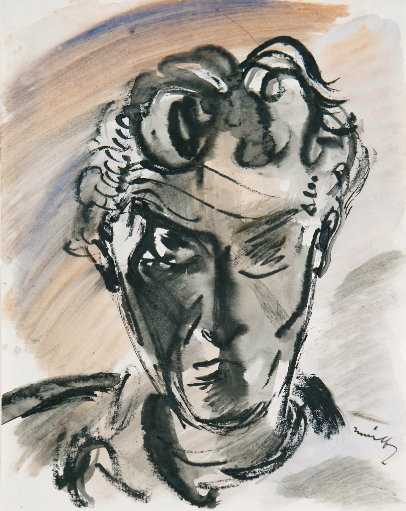 Márffy Ödön (1878-1959) Self portrait, 1940s