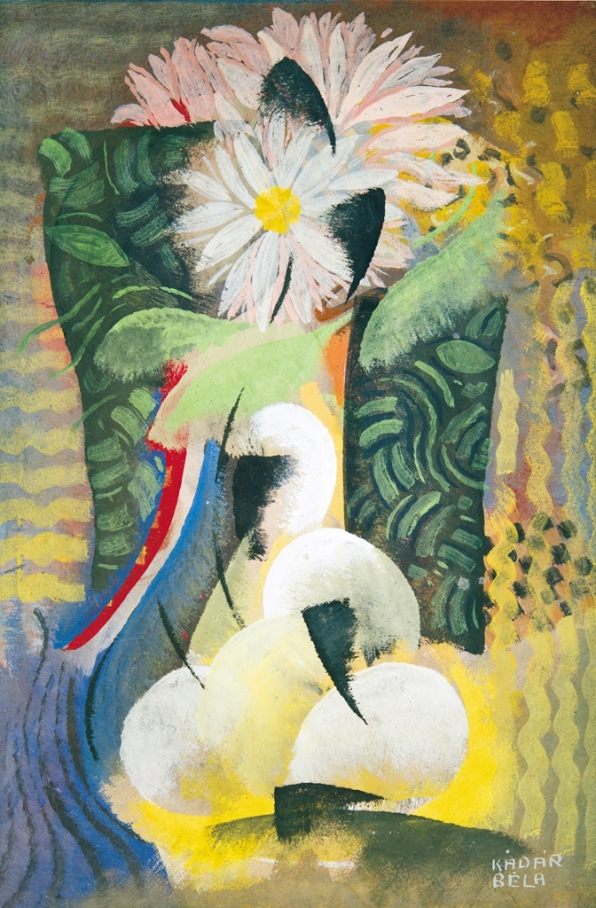 Kádár Béla (1877-1956) Still life with flowers