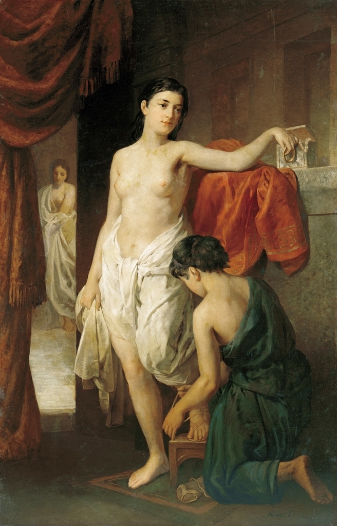Molnár József (1821-1899) Bathing women (Bath in Pompeii), c.1880