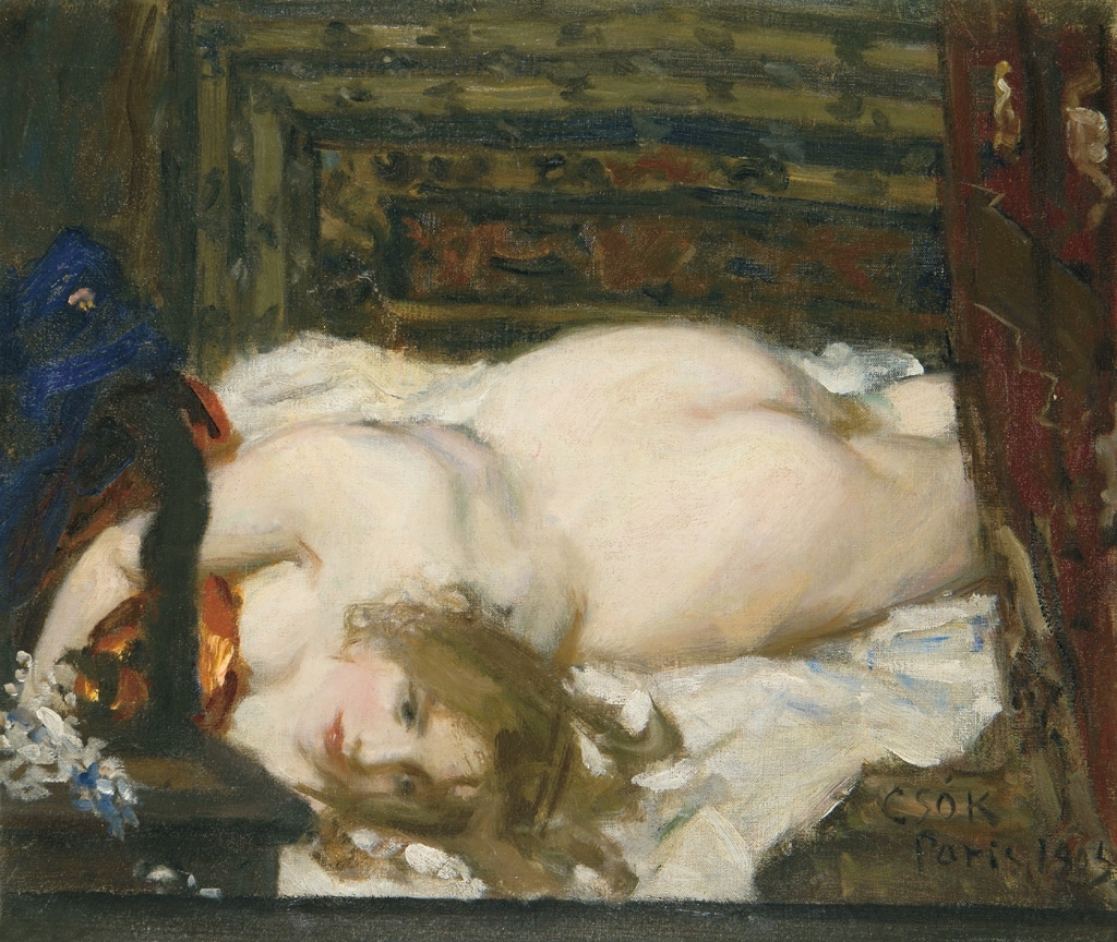Csók István (1865-1961) Műteremben, 1903
