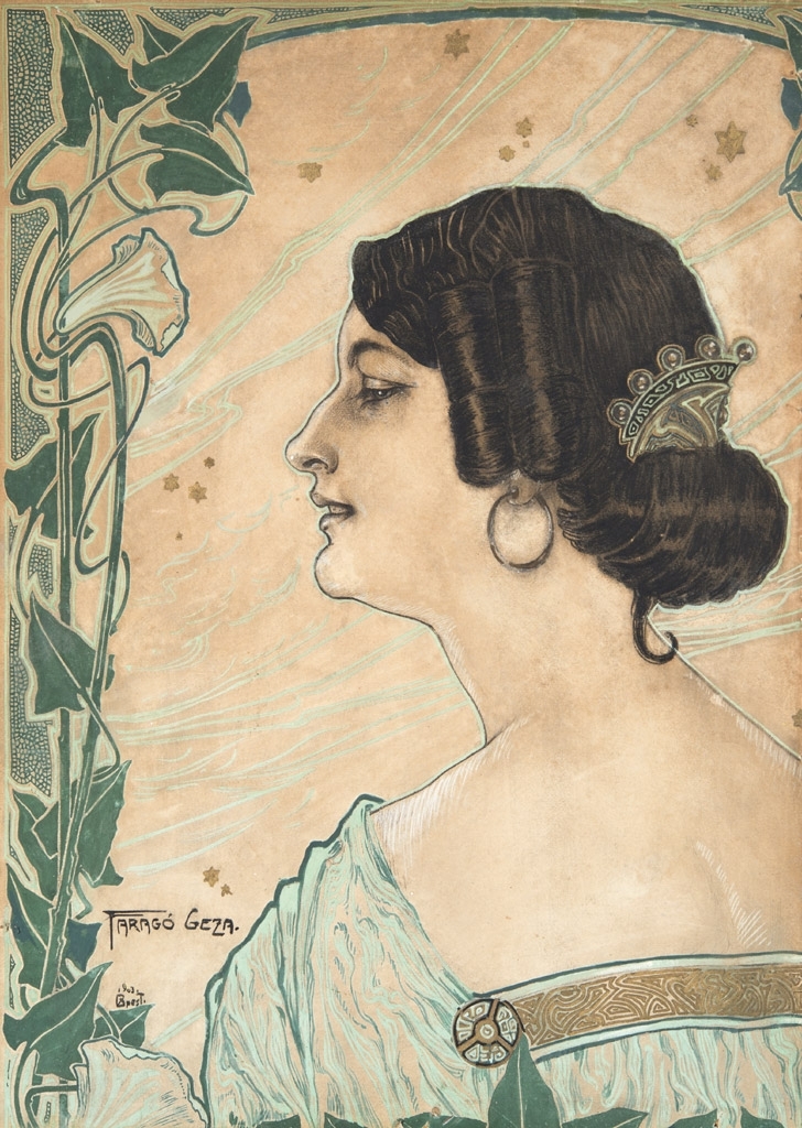 Faragó Géza (1877-1928) Female portrait, 1903