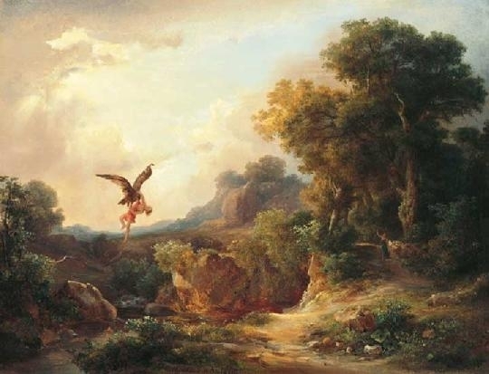 Markó Károly, Id. 1793-1860 Ganymedes elragadása, 1860