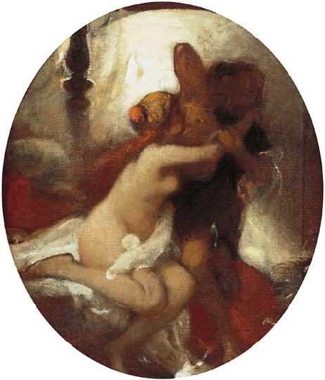Liezen-Mayer Sándor (1839-1898) Erotic scene