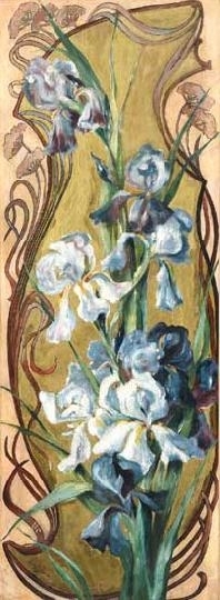 Undi Carla (Sidló Ferencné) 1881 - 1956 Irises
