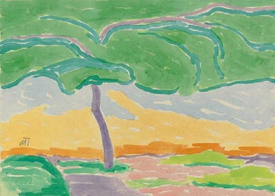 Mattis Teutsch János (1884-1960) Lonely tree, 1916