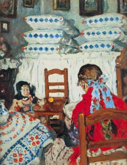 Perlmutter Izsák (1866-1932) Tiszta szoba, 1923