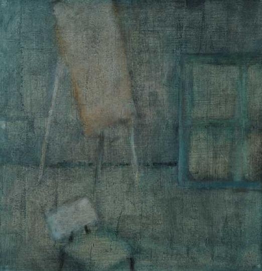 Váli Dezső (1942-) Atelier without contrast