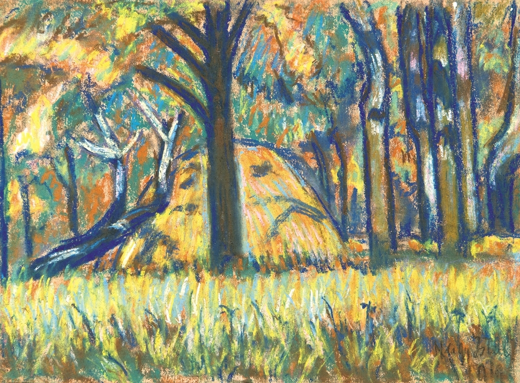 Nagy István (1873-1937) Ricks among the trees, 1920