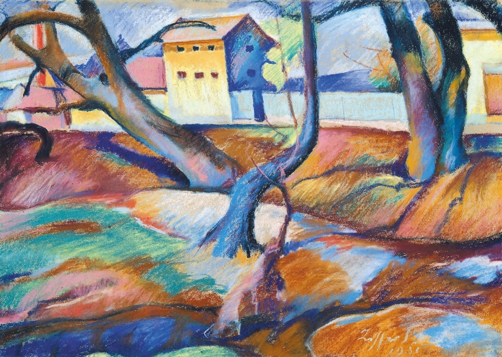 Ziffer Sándor (1880-1962) Old mill, 1931