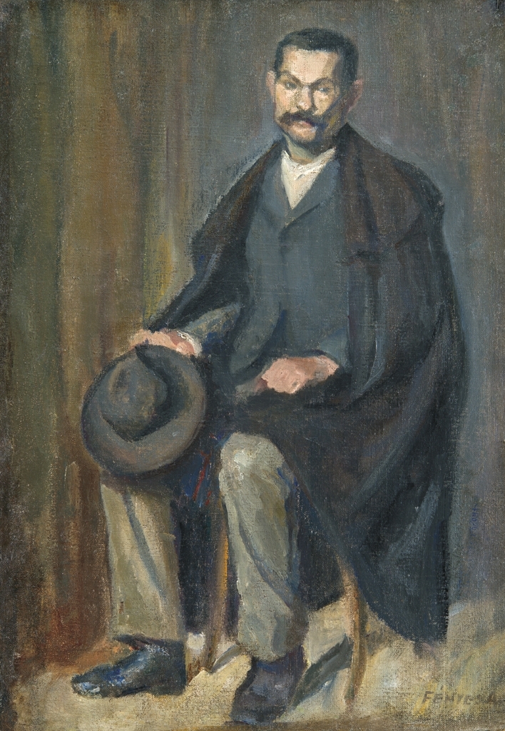Fényes Adolf (1867-1945) Portrait of a man