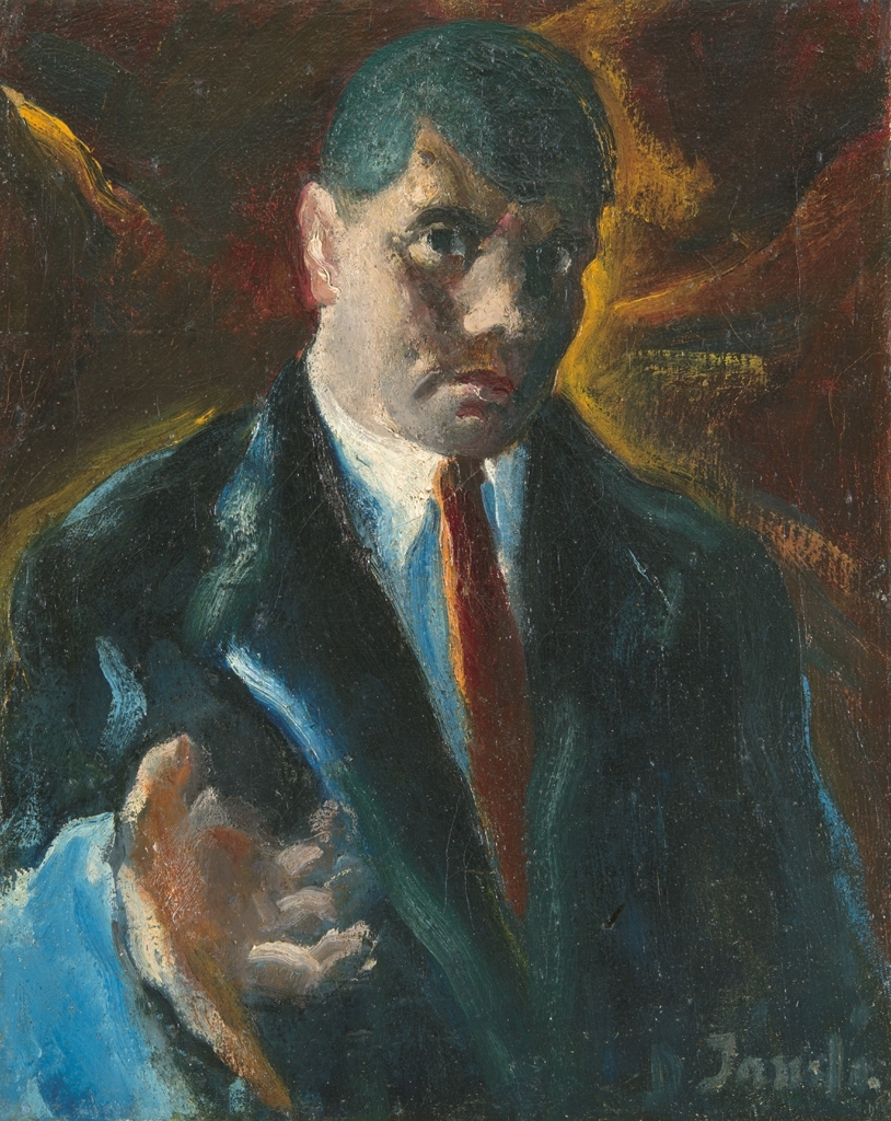 Jándi Dávid (1893-1944) Self-portrait