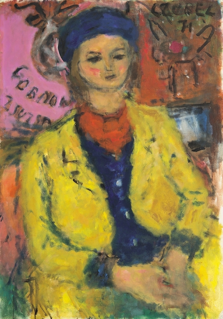 Czóbel Béla (1883-1976) Gordon Zsuzsa portréja, 1971