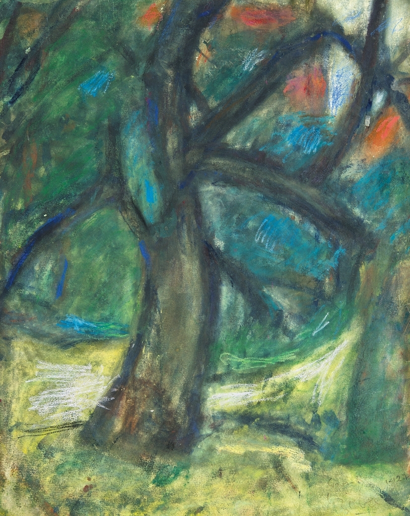 Czóbel Béla (1883-1976) Trees (Gros Rouvre), 1927