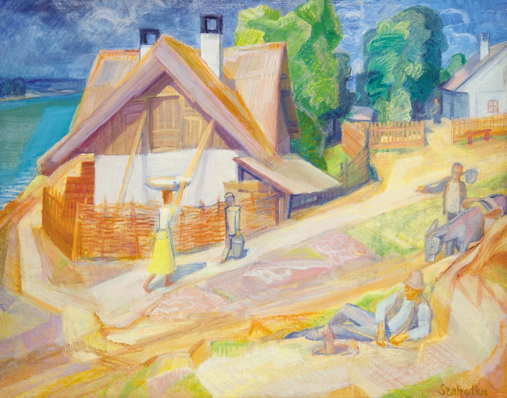 Szobotka Imre (1890-1961) End of the Village