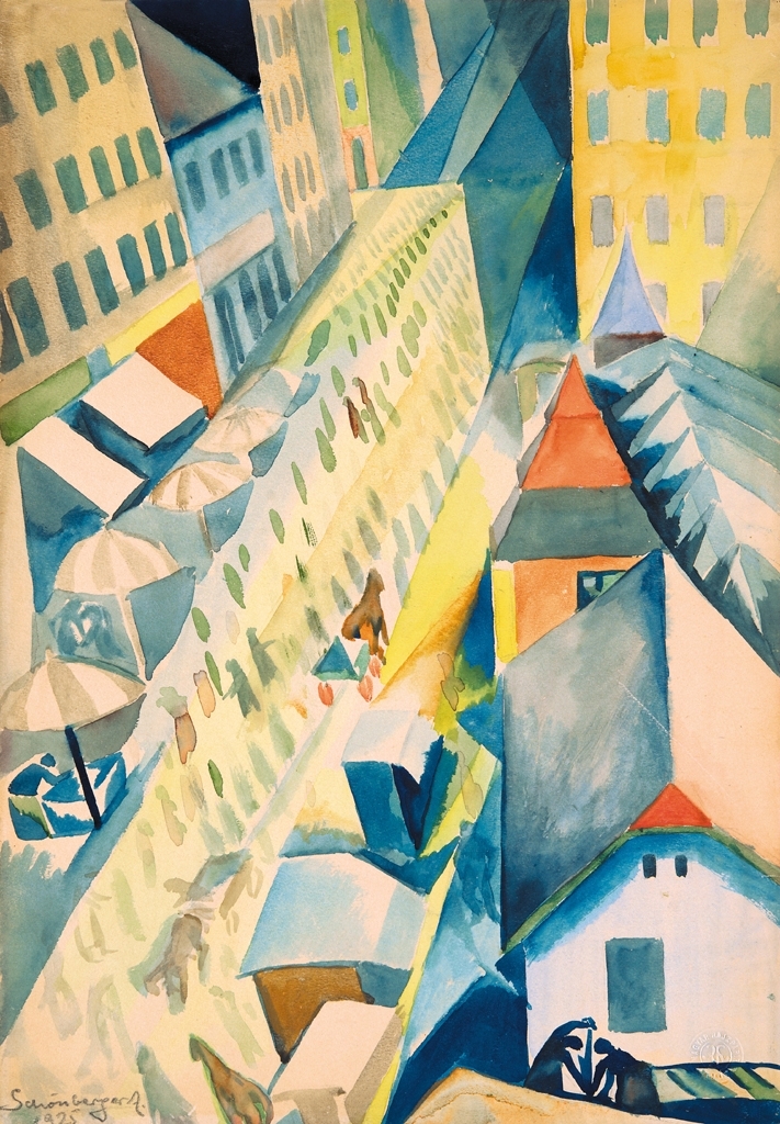 Schönberger Armand (1885-1974) Street, 1925