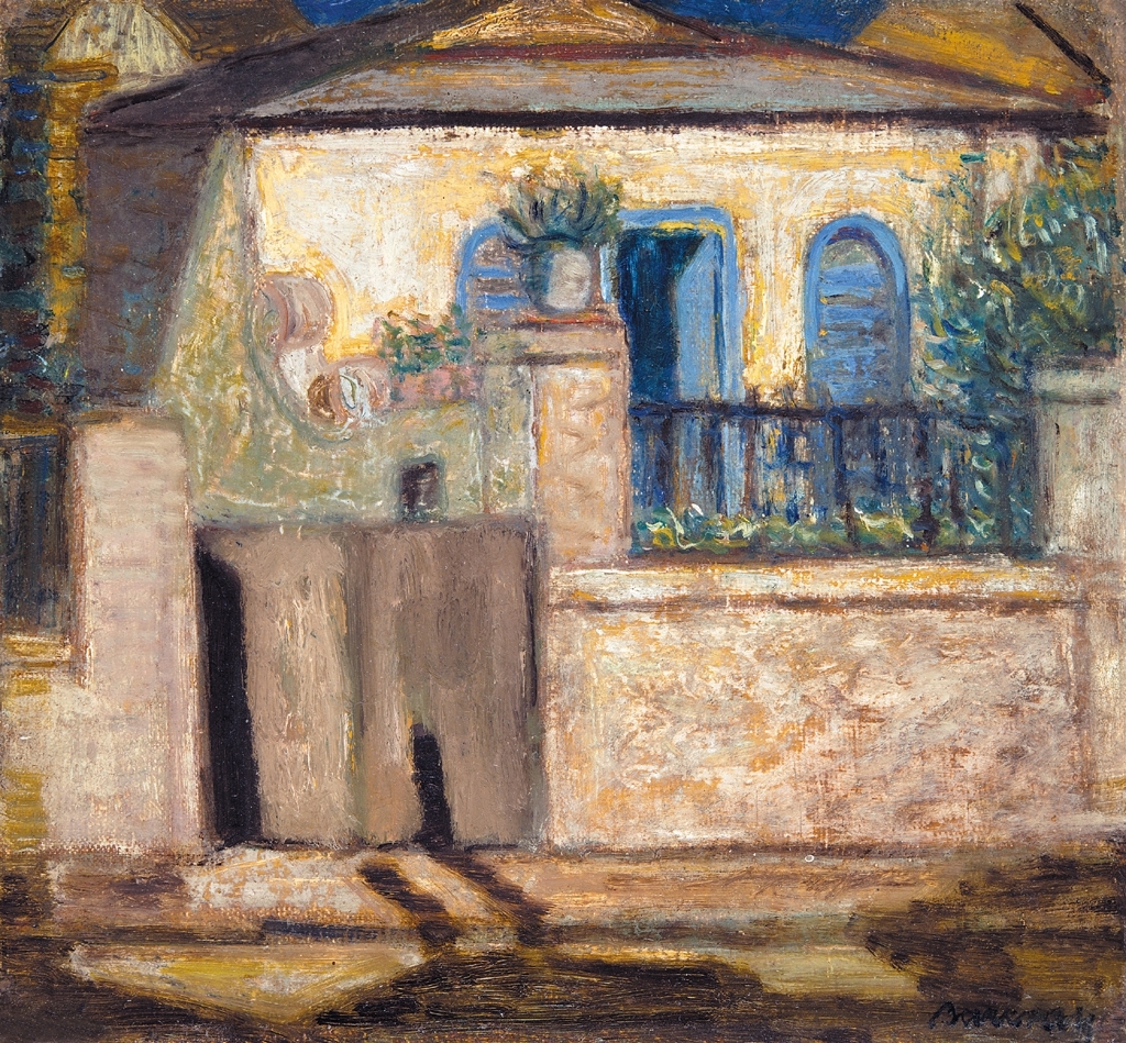Barcsay Jenő (1900-1988) Villa bejárat