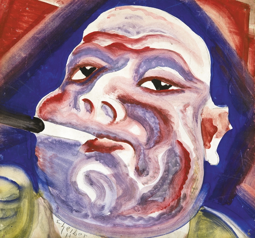 Scheiber Hugó (1873-1950) Self-portrait