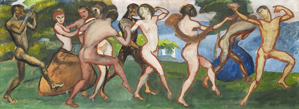 Vesztróczy Manó (1875-1955) Nimfák tánca, 1912