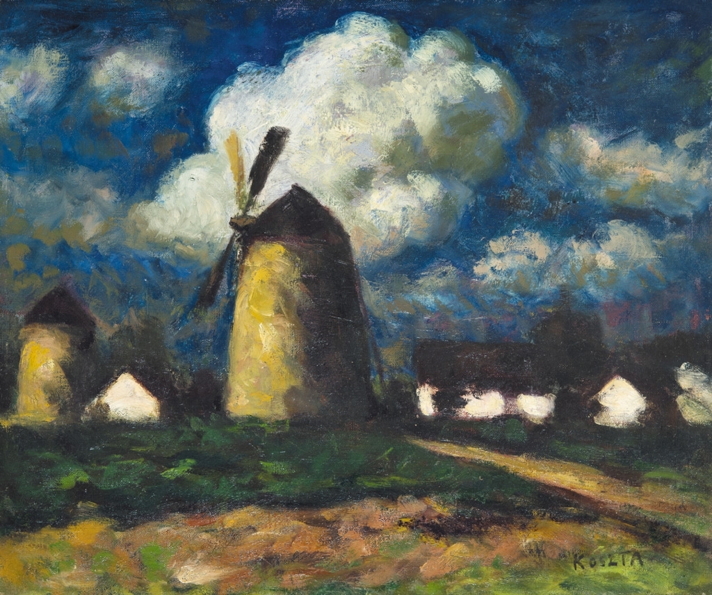 Koszta József (1861-1949) Windmill