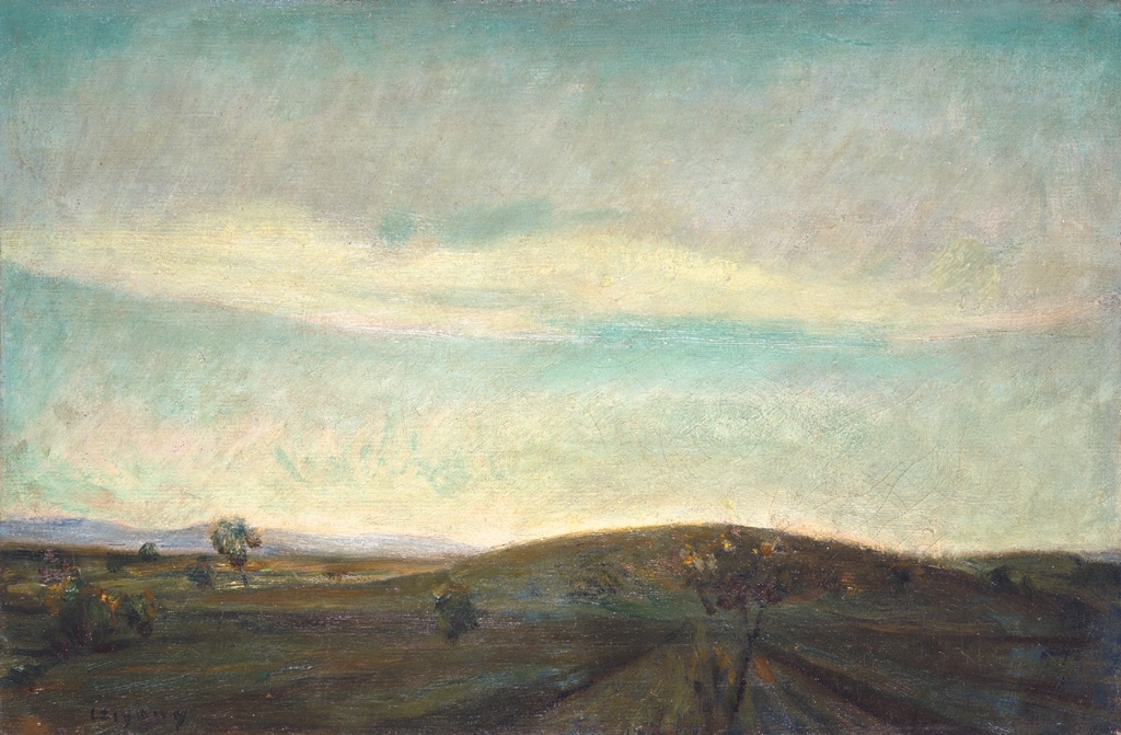 Czigány Dezső (1883-1938) Dombos táj, 1920-1925