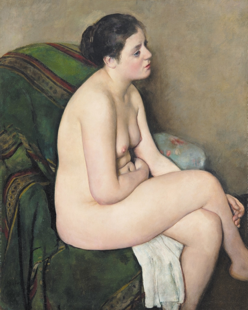 Hatvany Ferenc (1881-1958) Sitting nude