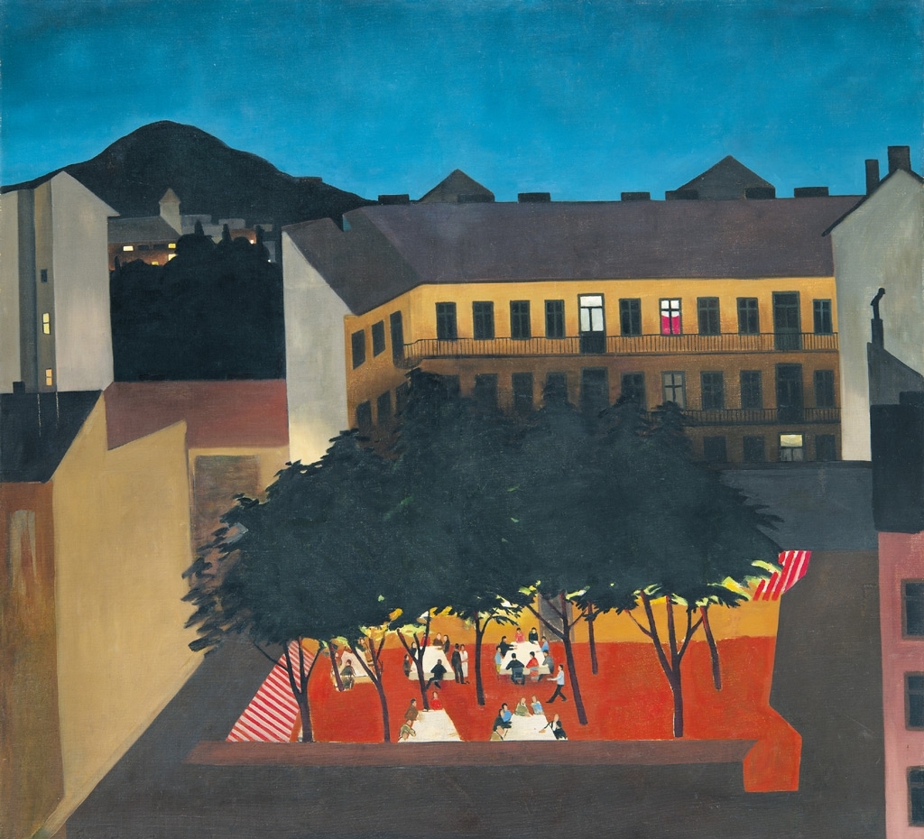 Vaszkó Ödön (1896-1945) Tee-garden, 1933