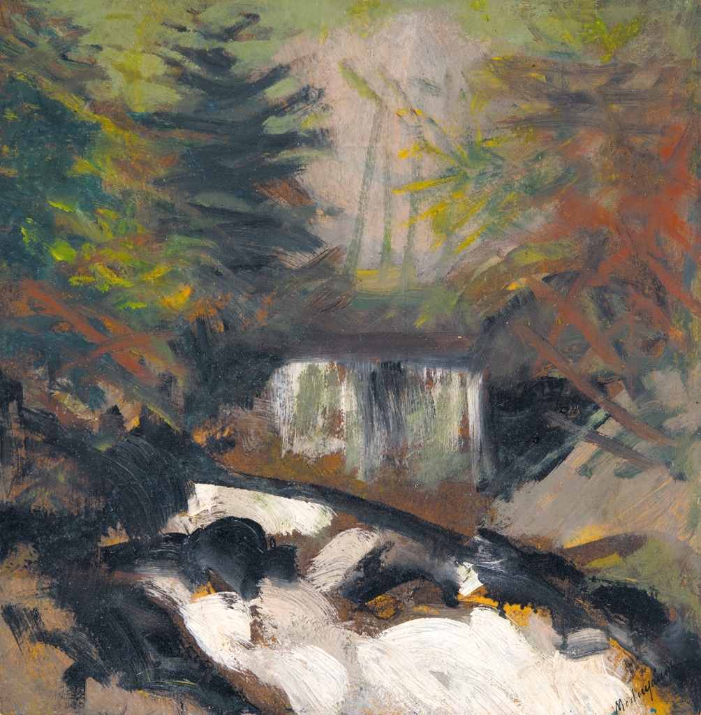 Mednyánszky László (1852-1919) Rapid waters (Waterfall)