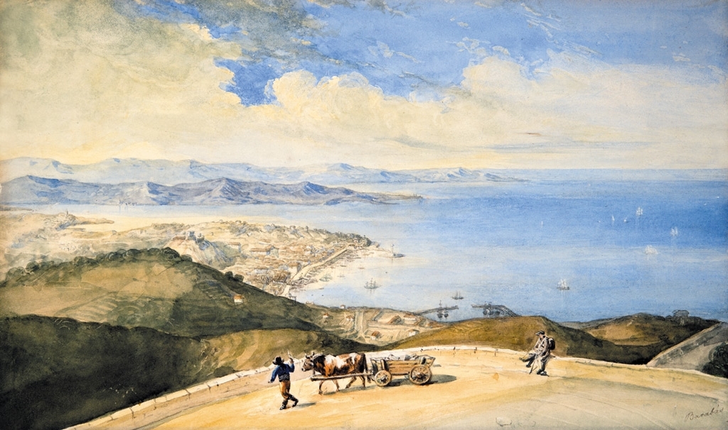 Barabás Miklós (1810-1898) Kilátás a tengerre