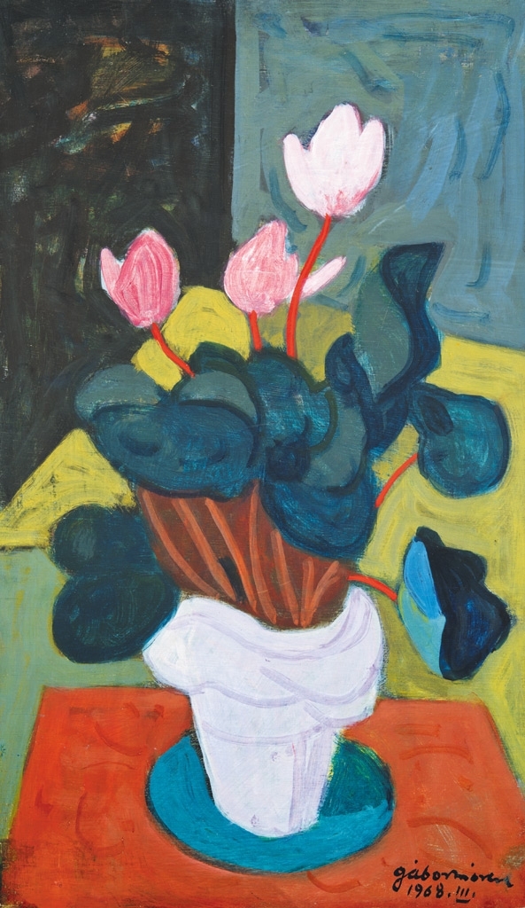 Gábor Móric (1889-1987) Tulips, 1968