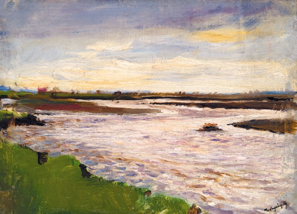 Mednyánszky László (1852-1919) River Vág