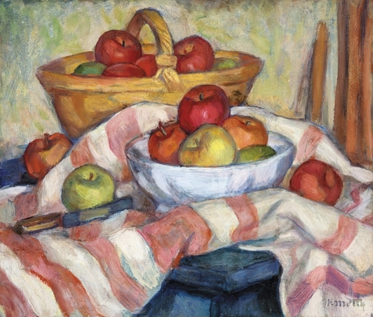 Kmetty János (1889-1975) Still-life with fruits