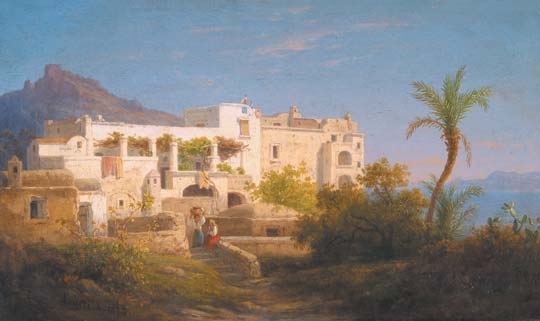 Ligeti Antal (1823-1890) Capri, 1875
