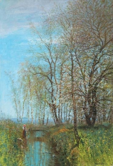 Mednyánszky László (1852-1919) Spring