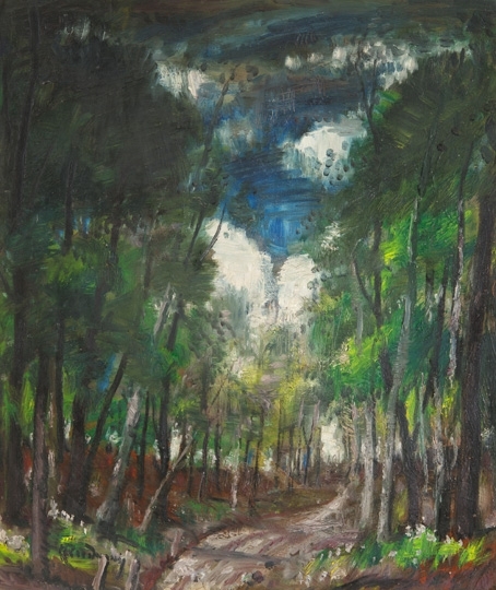 Rudnay Gyula (1878-1957) Forest path