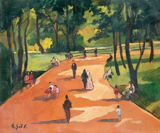 Gáll Ferenc / Francois Gall (1912-1987) Parkban