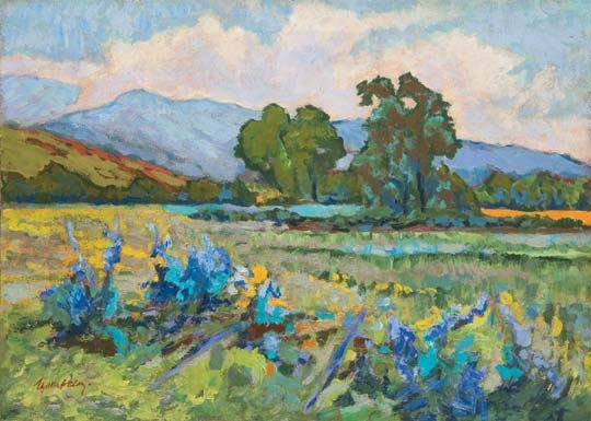 Balla Béla (1882-1965) Spring meadow/ Meszes-mountain