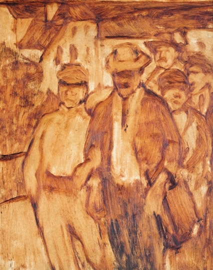 Egry József (1883-1951) After work, c. 1911