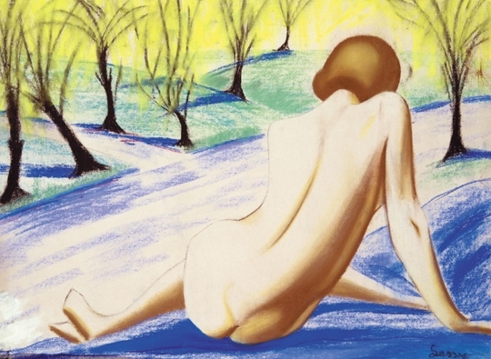 Sassy Attila (1880-1967) Female nude towards