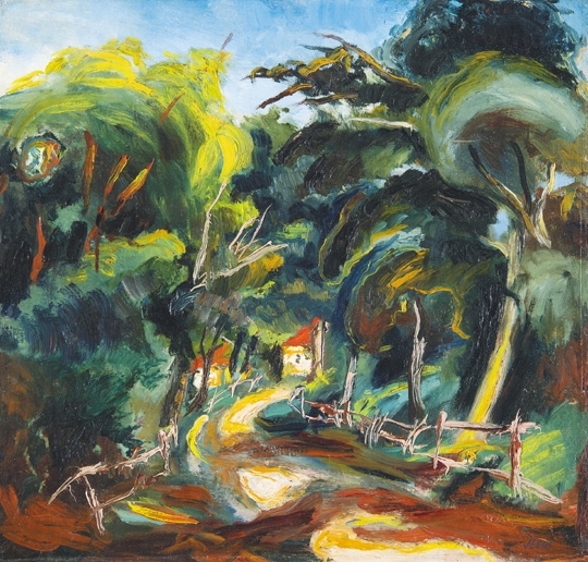 Jeges Ernő (1898-1956) Forest path
