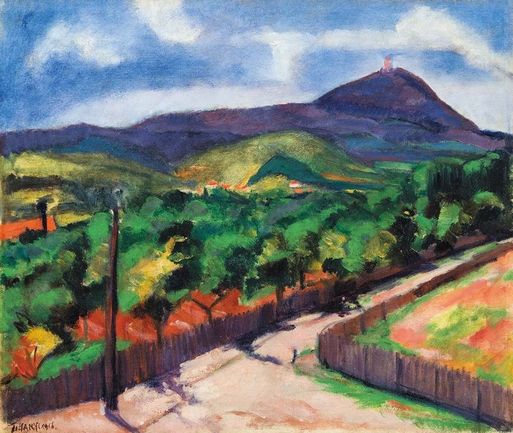 Tihanyi Lajos (1885-1938) Buda Hills, 1916
