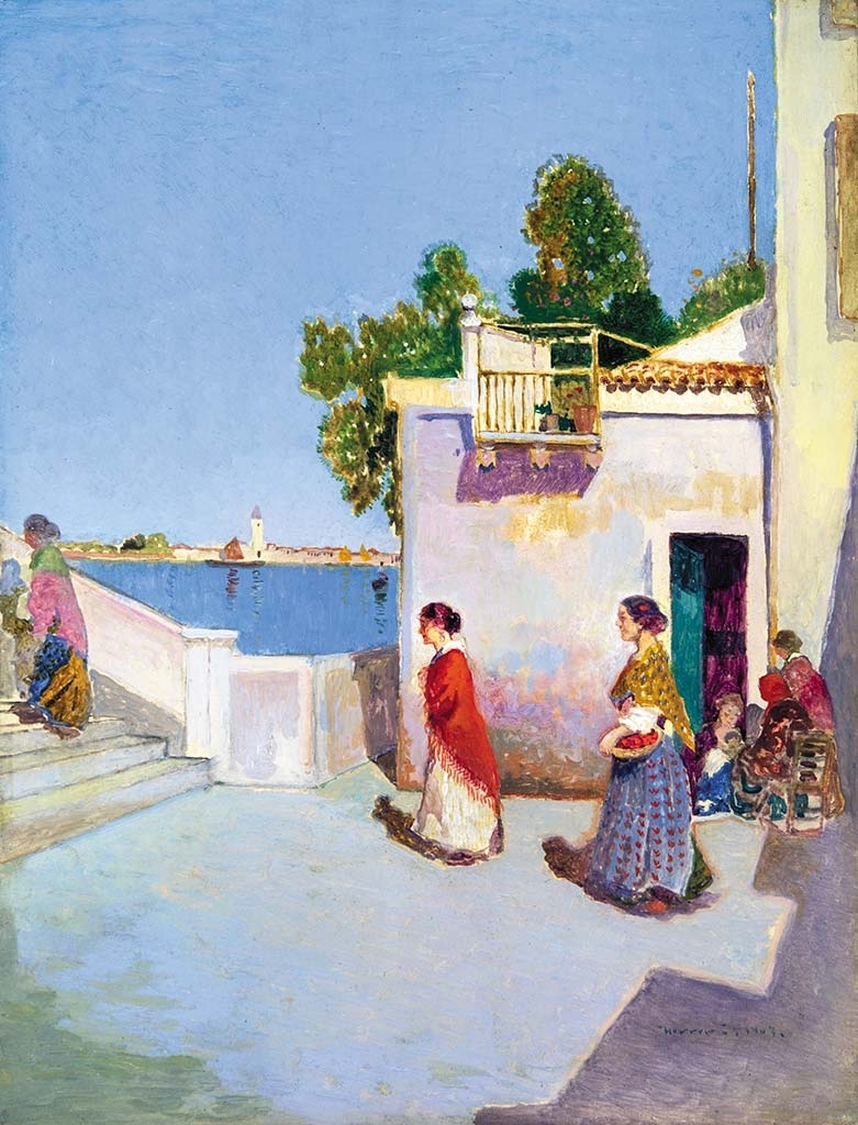 Herrer Cézár (1868-1919) Women in Venice, 1907