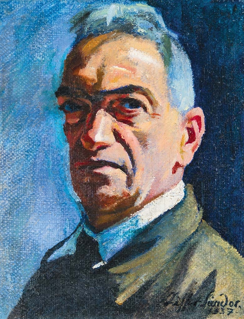 Ziffer Sándor (1880-1962) Önarckép, 1937
