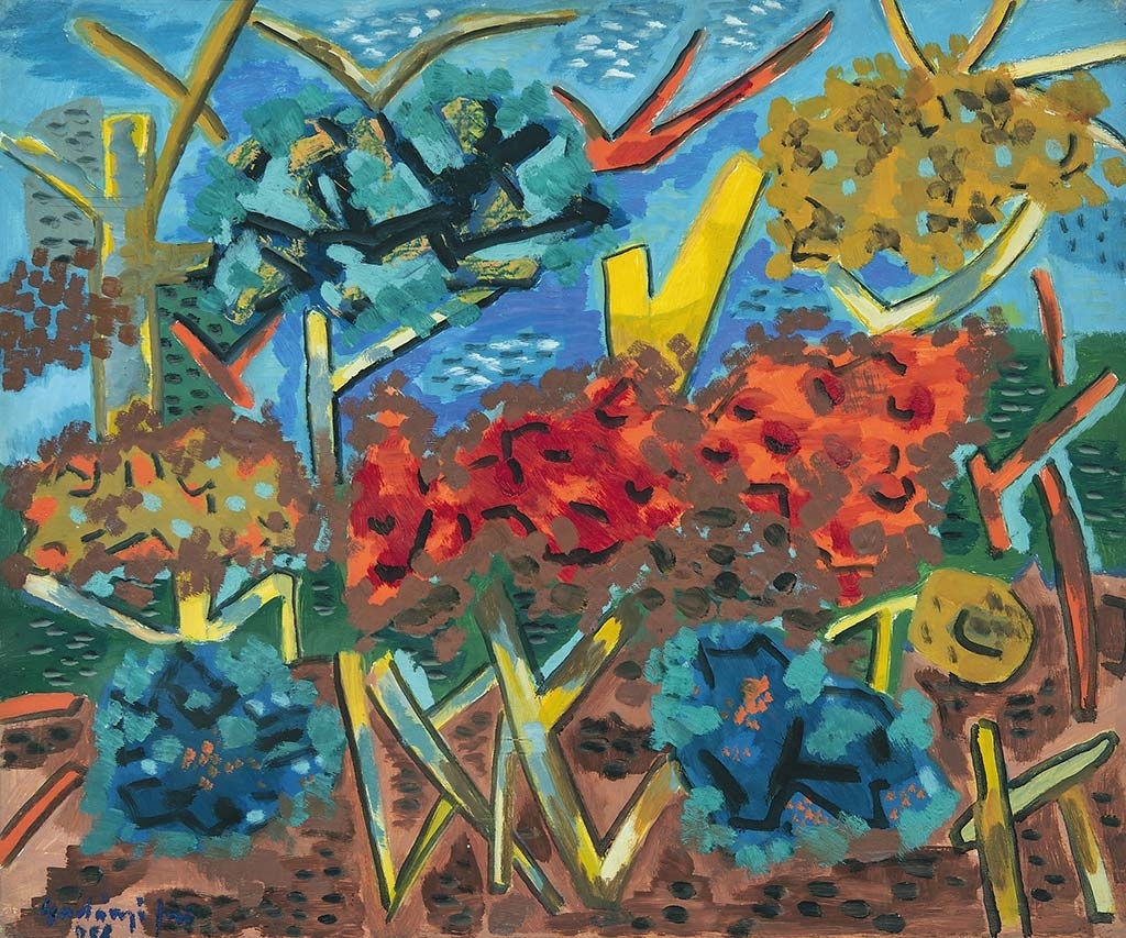 Gadányi Jenő (1896-1960) Swirling lights (Tension), 1958