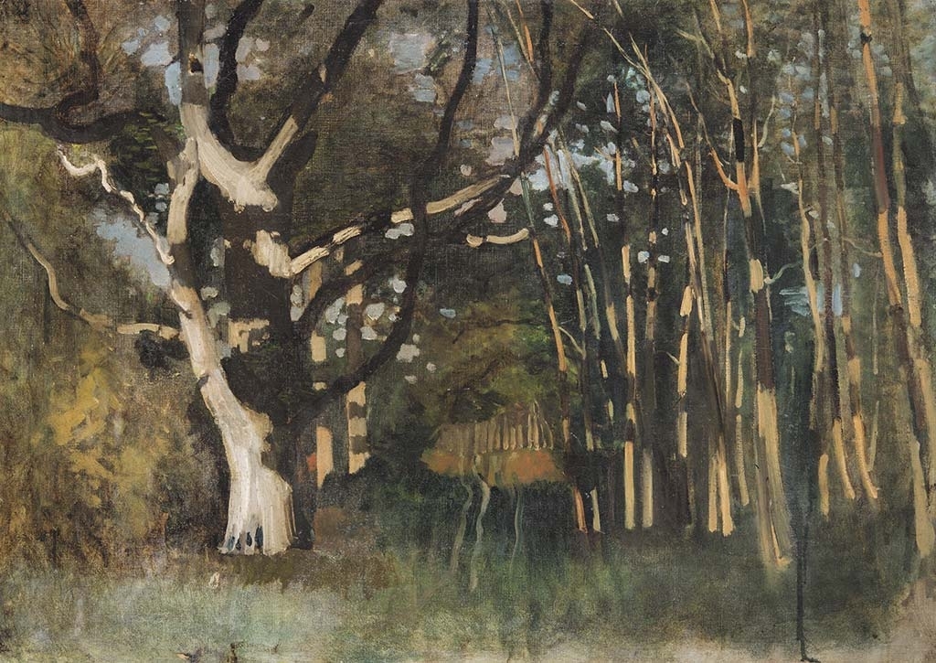 Paál László (1846-1879) Sunny Forest, c. 1872