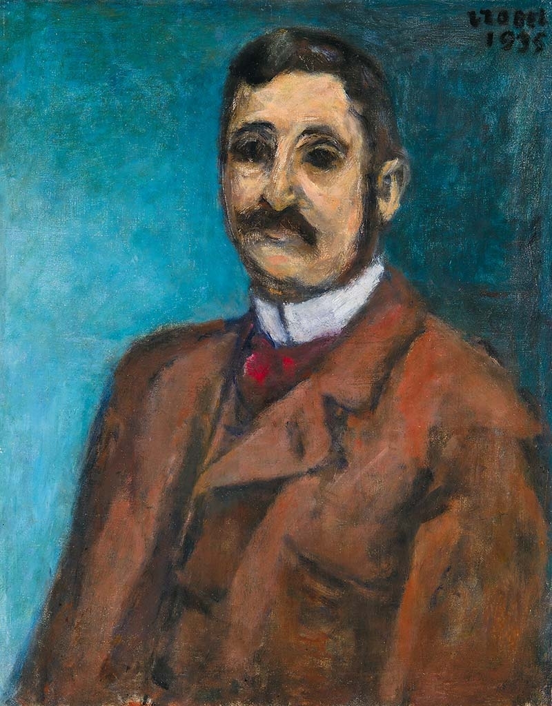 Czóbel Béla (1883-1976) Man portrait, 1935
