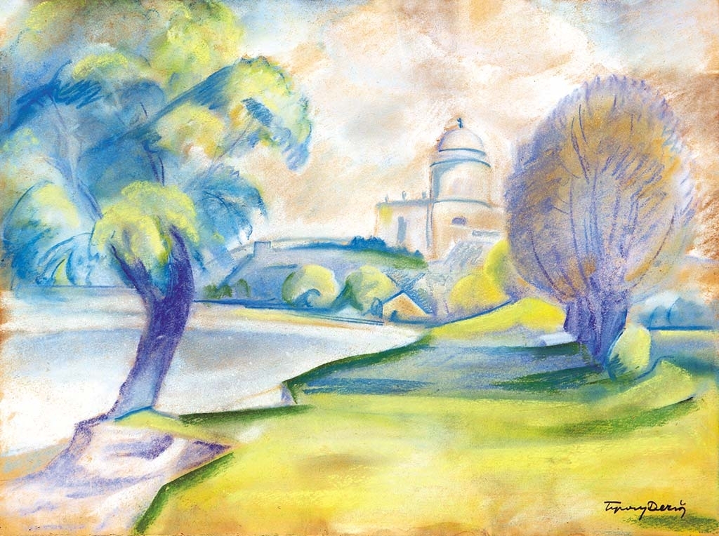 Tipary Dezső (1887-1964) View of Esztergom